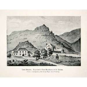   Saint Helena Island Balcombe   Original Halftone Print