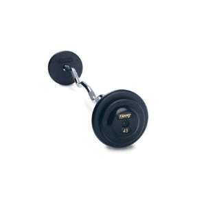  TROY 20   110 lbs. Pro Style Fix Curl Barbell Set   Black 