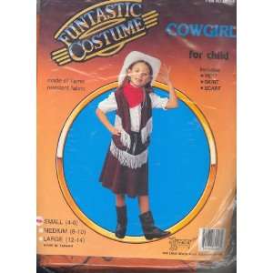  Funtastic Costume Cowgirl Size 8 10 Toys & Games