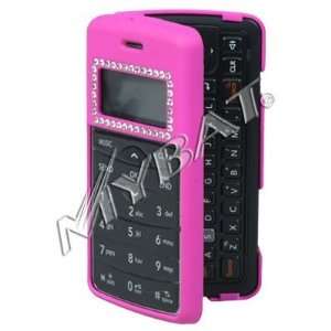 Coated Hard Cover Protector Case with CZ Diamonds for Verizon LG ENV2 