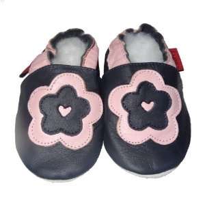  Soft Leather Baby Shoes Big Flower 0 6 months Baby