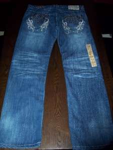 SOUTHPOLE premium Stitch Denim Jeans Size 38x34 NEW Low  