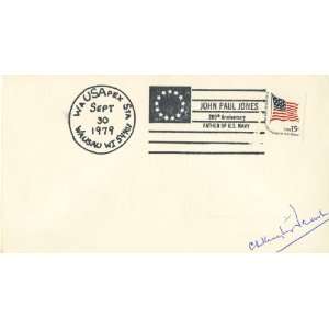 Charles Keighley Peach Autographed Commemorative Philatelic Cover