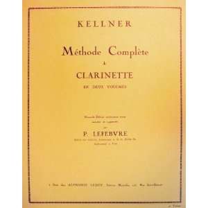Methode Complete de Clarinette Vol.2 Kellner  Books