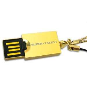  Super Talent 4GB Pico E Gold USB Flash Drive 