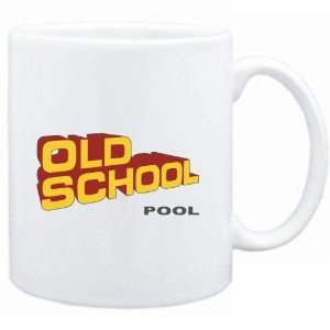  Mug White  OLD SCHOOL Pool  Sports