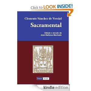 Sacramental (Portuguese Edition) José Barbosa Machado, Clemente 