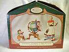 NIB 2001 HALLMARK KEEPSAKE ORNAMENTS LETTERA,GLOBUS​&MRS. CLAUS