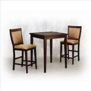  Trestles Counter Height Square Dining Table in Mahogany 