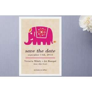  Indian Elephant Save the Date Cards Health & Personal 