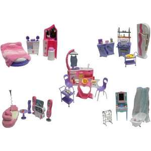  5 in 1 Trendy Dollhouse Furniture Toys & Games