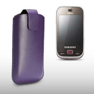  SAMSUNG B5722 PURPLE PU LEATHER CASE BY CELLAPOD CASES 