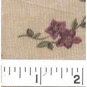  54 Wide SLINKY PETITE FLORAL TAN Fabric By The Yard 