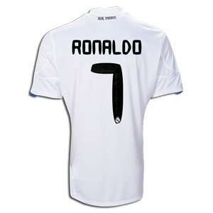 Ronaldo Real Madrid Home 10/11 Jersey (SizeL)  Sports 