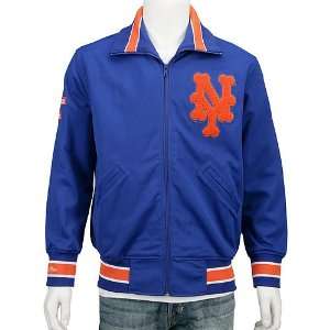  New York Mets Authentic 1986 BP Jacket by Mitchell Ness 