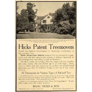  1906 Ad Isaac Hicks Treemovers Thomas Hitchcock Fr 