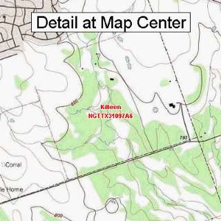  USGS Topographic Quadrangle Map   Killeen, Texas (Folded 