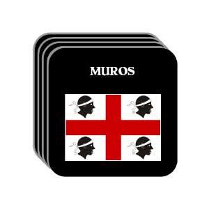  Italy Region, Sardinia (Sardegna)   MUROS Set of 4 Mini 