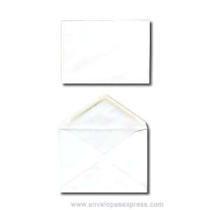  #5 Baronial Invitation Envelope   Bright White (4 1/8 x 5 