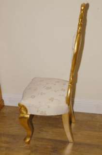 Pair Funky French Gold Grotto Throne Chairs Seat Chair  