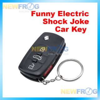 Joke ELECTRIC SHOCK CAR KEY REMOTE Audi led torch N  