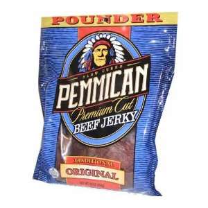 Pemmican Slow Cured Premium Cut Beef Jerkey Teriyaki Flavor Pounder 