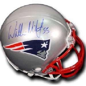 Willie McGinest Memorabilia Signed New England Patriots Replica Mini 
