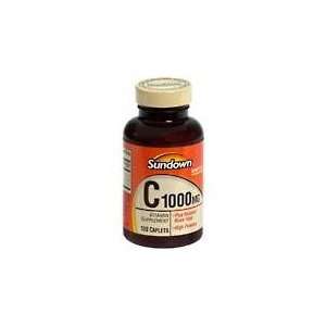  Vitamin C 1000 mg Caplets Plus Rose Hips,Sundown 100 