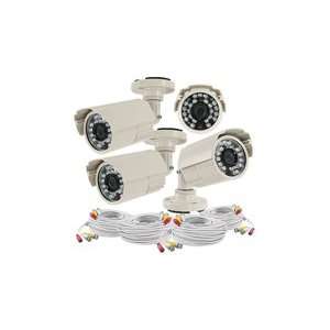   Mace 4PK Color CCTV Bullet Camera Kit MDIY 4BCAM KIT