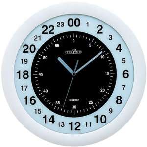    24 Hours Army Military Time Office Wall Clock