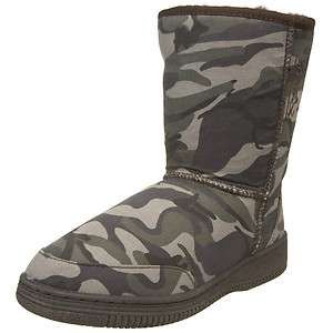 Aussie Dogs Mens Camo Natural Boots  