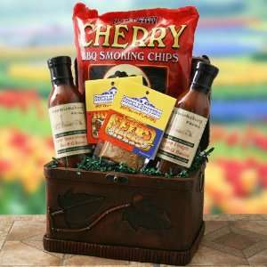   Theres Fire Grilling Gift Baske  Grocery & Gourmet Food