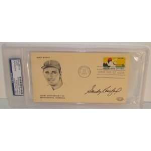  1969 Sandy Koufax SIGNED First Day Cover PSA SLABBED   New 