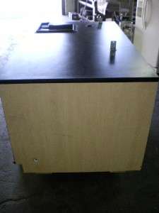 Restaurant Drink Bar with Trash Can and Storage Shelf Cup Holders and 