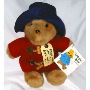  9 Paddington Bear Blue Hat/Red Toggle Coat Toys & Games