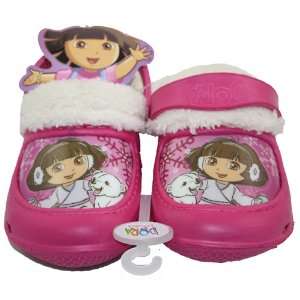 Dora the Explorer Toddler Sandals Slippers Croc Shoes Size Large (9/10 