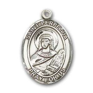  Sterling Silver St. Perpetua Medal Jewelry