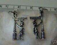 Sterling Silver New Orleans Sign French Quarter Charm  
