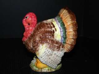 FITZ AND FLOYD CLASSIC TURKEY CANDLE HOLDER  