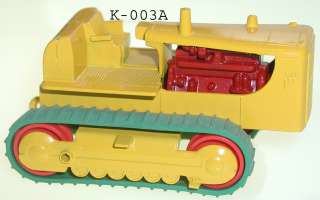 KINGSIZE   CAT D 9 BULLDOZER, YEL, RED ENG, RED PR, TOW HOOK, W/O 