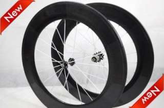 Full carbon track wheels 60mm fixed gear road bike Bicycle 700C 