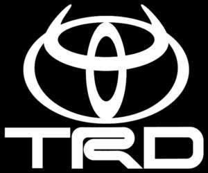 inch TRD TOYOTA HORNS DEVIL SUPRA DECAL/STICKER  