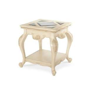  Aico Furniture Lavelle End Table (Blanc) 54202N 04