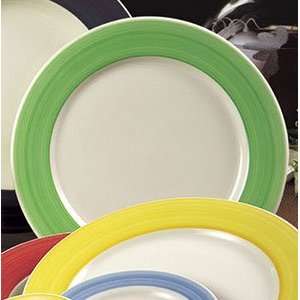  Green Rainbow Dinner Plate 6 1/2   36/CS Kitchen 