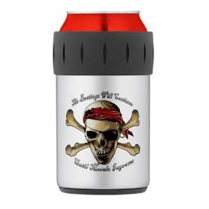 Thermos Can Cooler Koozie Pirate Beatings Will Continue Until Morale 