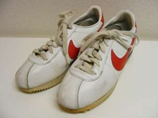 these vintage nike sneakers are rare the soles and tongues have turned 