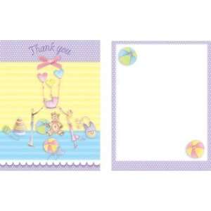  Bellaroopa Baby Thank You Cards with Envelopes 8 Pack 