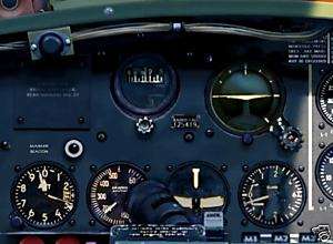 17 B17 WWII Aircraft Instrument Panel w/Gauges 6 Feet  