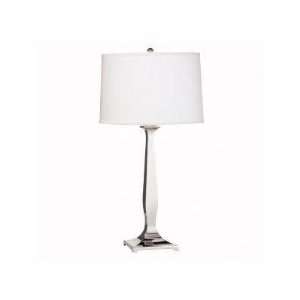  Westwood Tristan One Light Table Lamp with White Shade in 