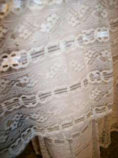   Vintage Cream Victorian Garden Wedding Dress BAAR 18 Washable  
